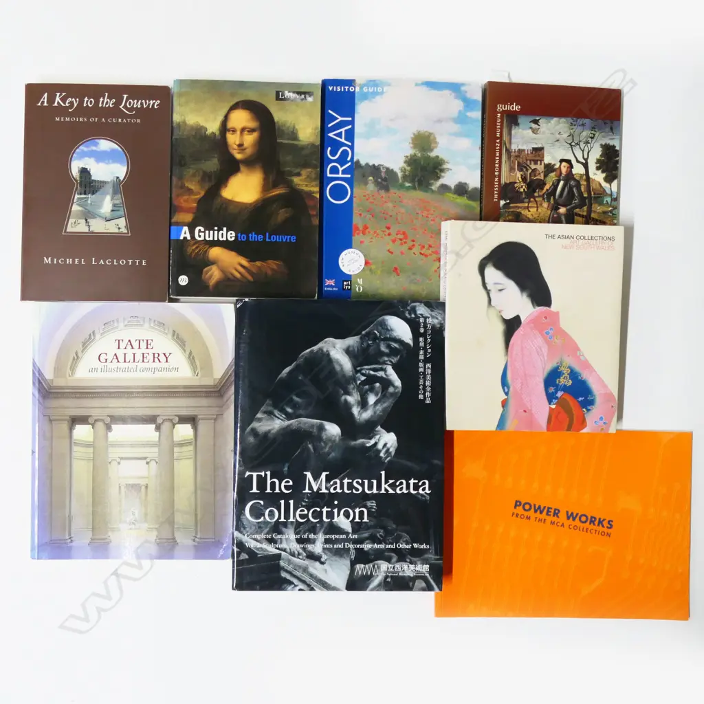 EIGHT PUBLICATIONS ON MUSEUMS AND GALLERIES OF THE WORLD Image 1++